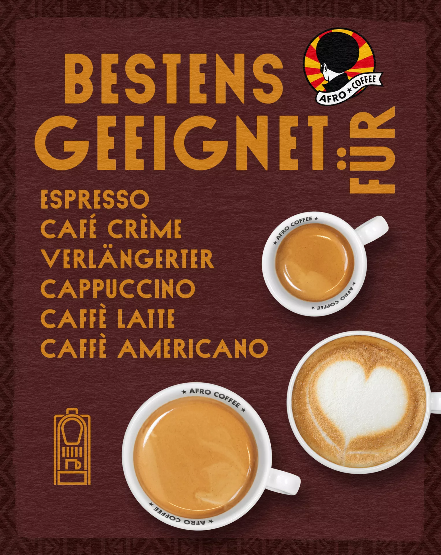 Afro Coffee Dark & Elegant BIO
