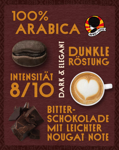 Afro Coffee Dark & Elegant BIO